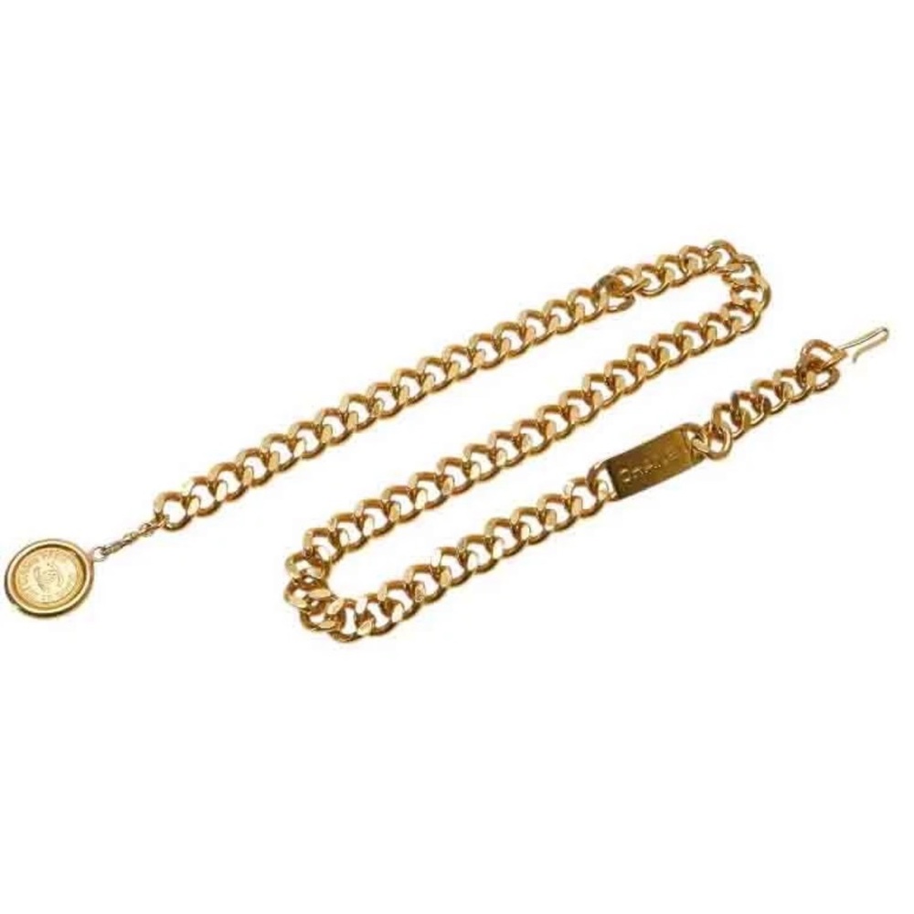 CHANEL Gold Chain Bracelet